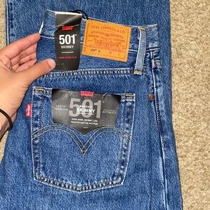 levi’s 501 skinny jeans